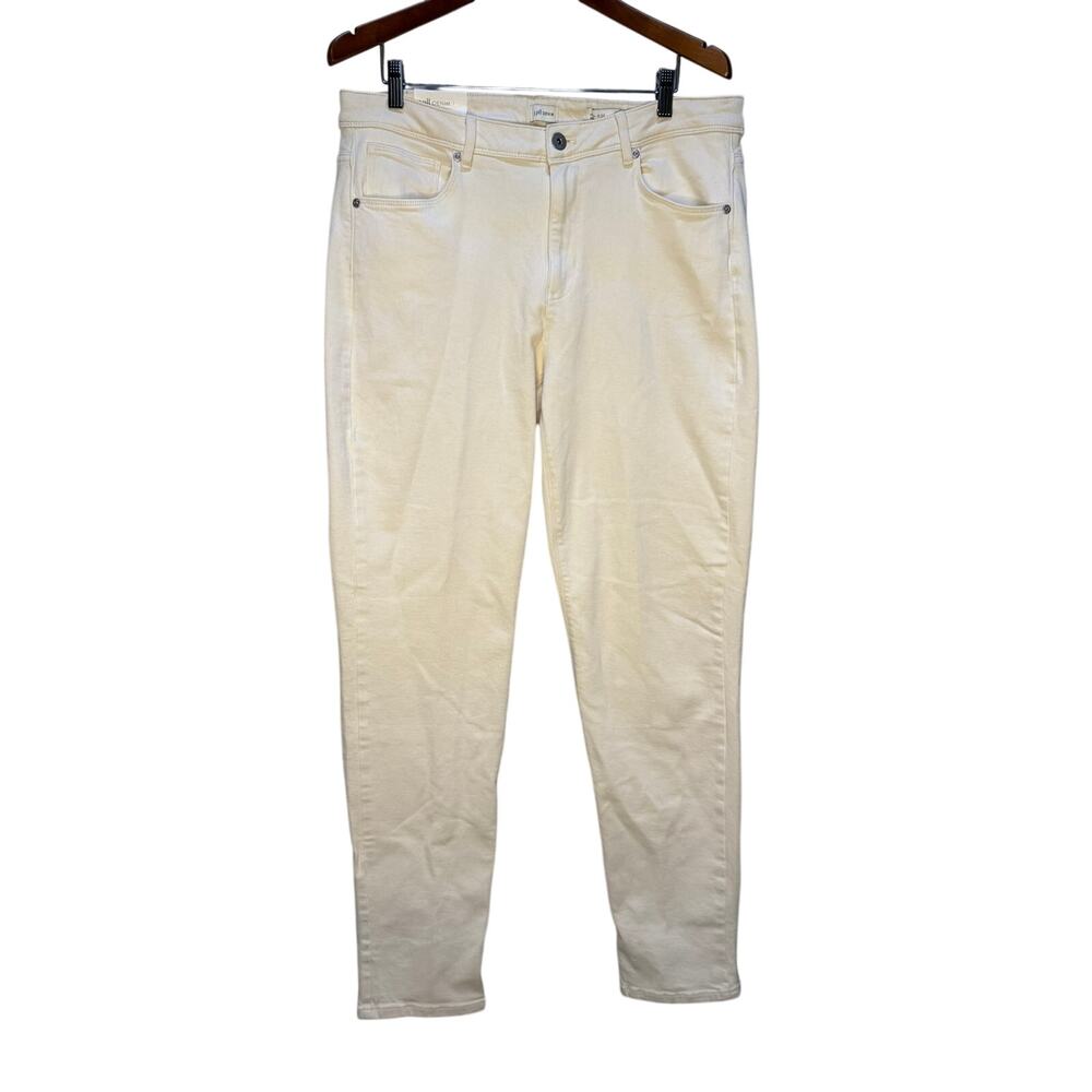 High-Rise Straight Leg Natural Jeans NWT 16T